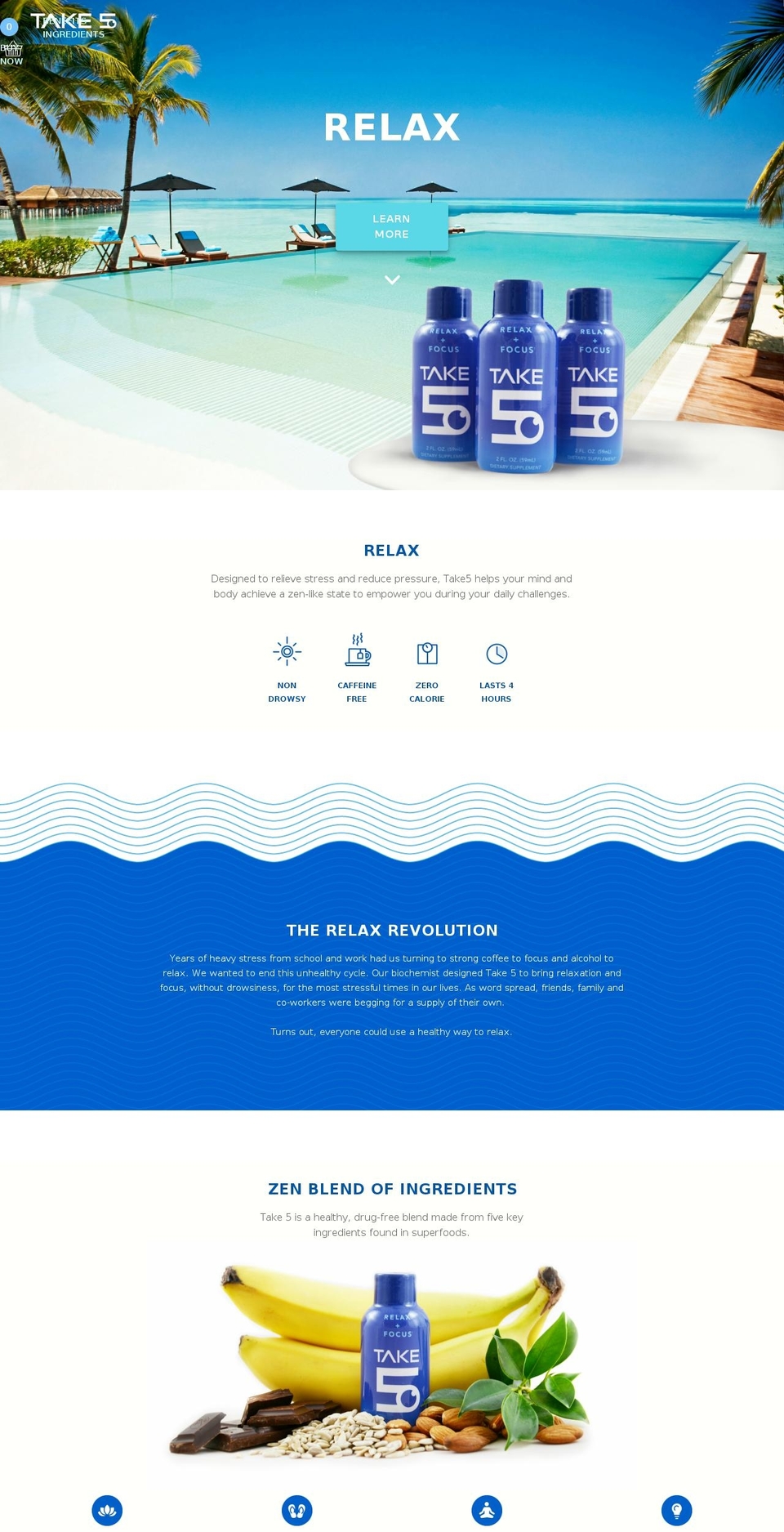 drinktake5.com shopify website screenshot