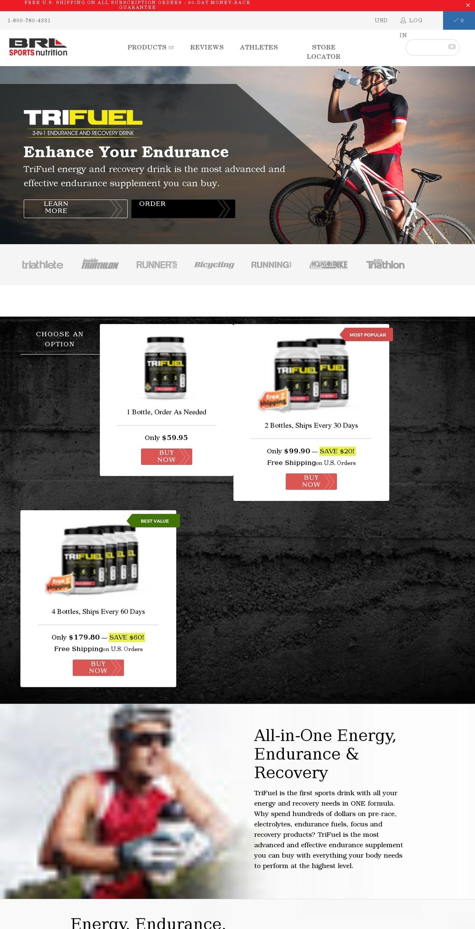 Aug-1-2018 Shopify theme site example drinktrifuel.com