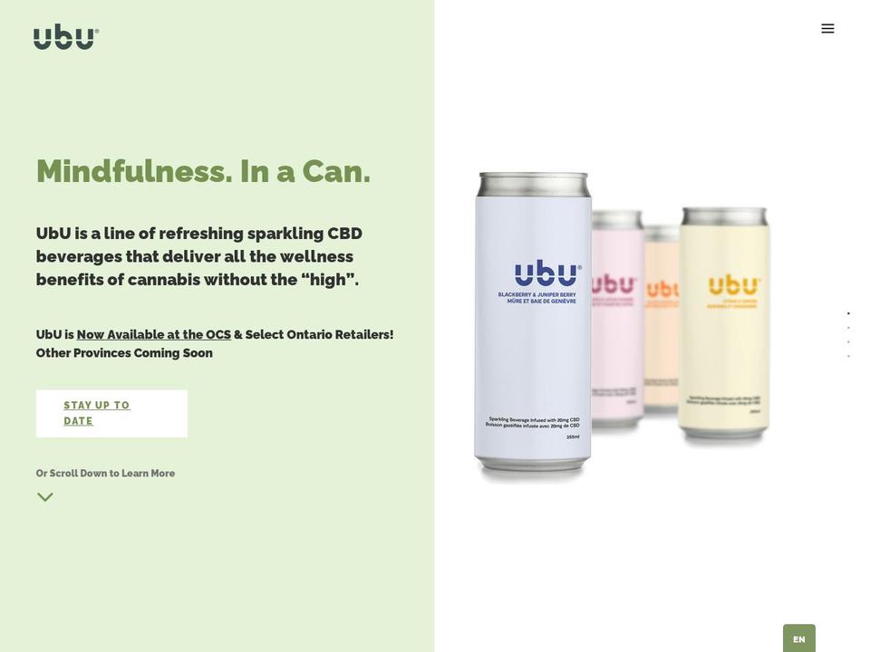 drinkubu.com — Shopify storefront screenshot
