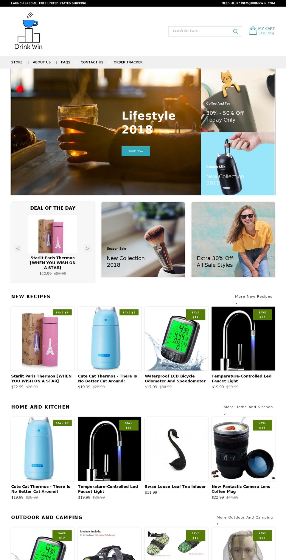 drinkwin.com shopify website screenshot