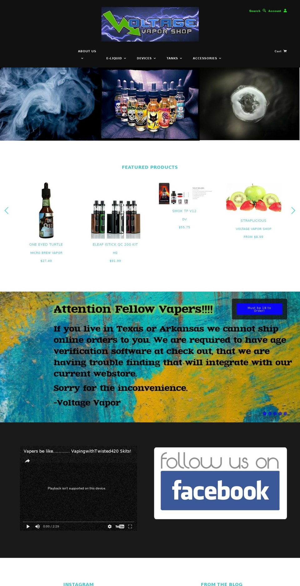 dripaholics.com shopify website screenshot