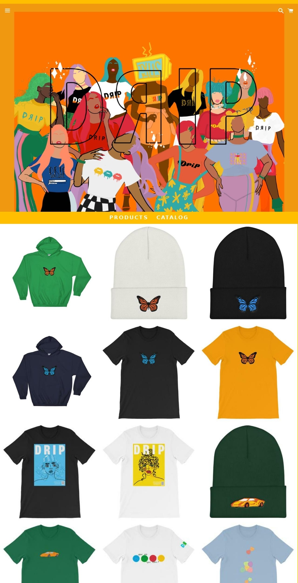 dripboutique.com — Shopify storefront screenshot