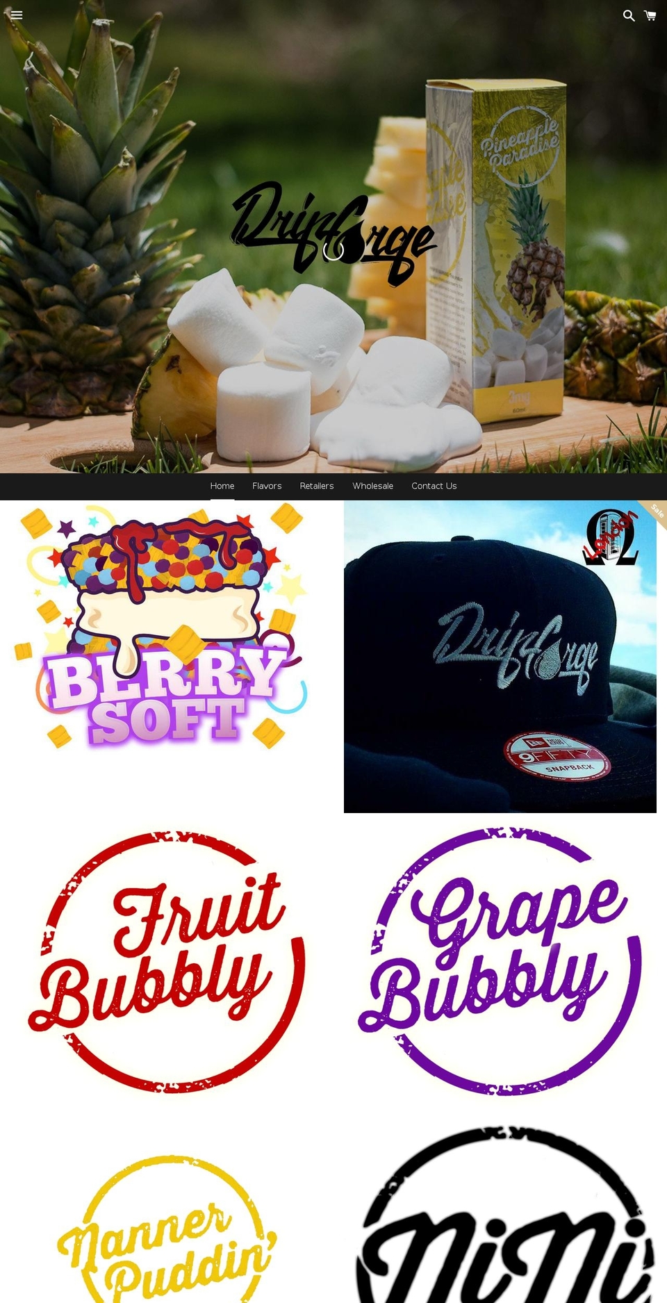 dripforge.com shopify website screenshot