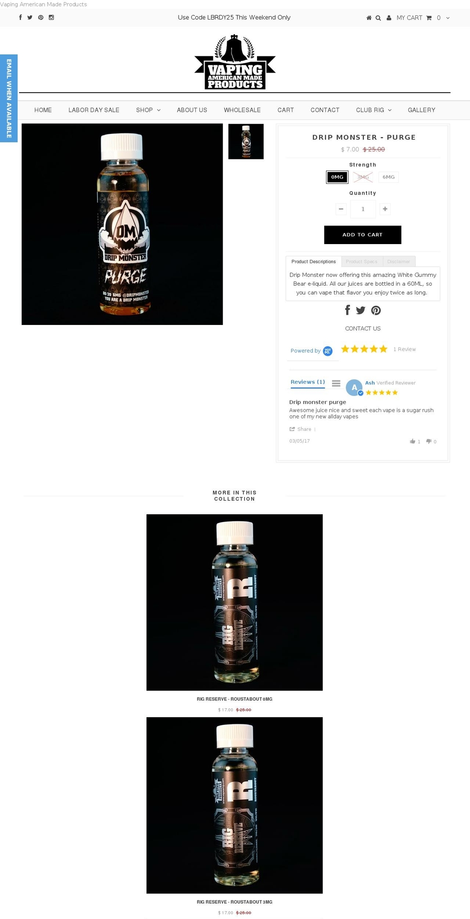 dripmonster.net shopify website screenshot