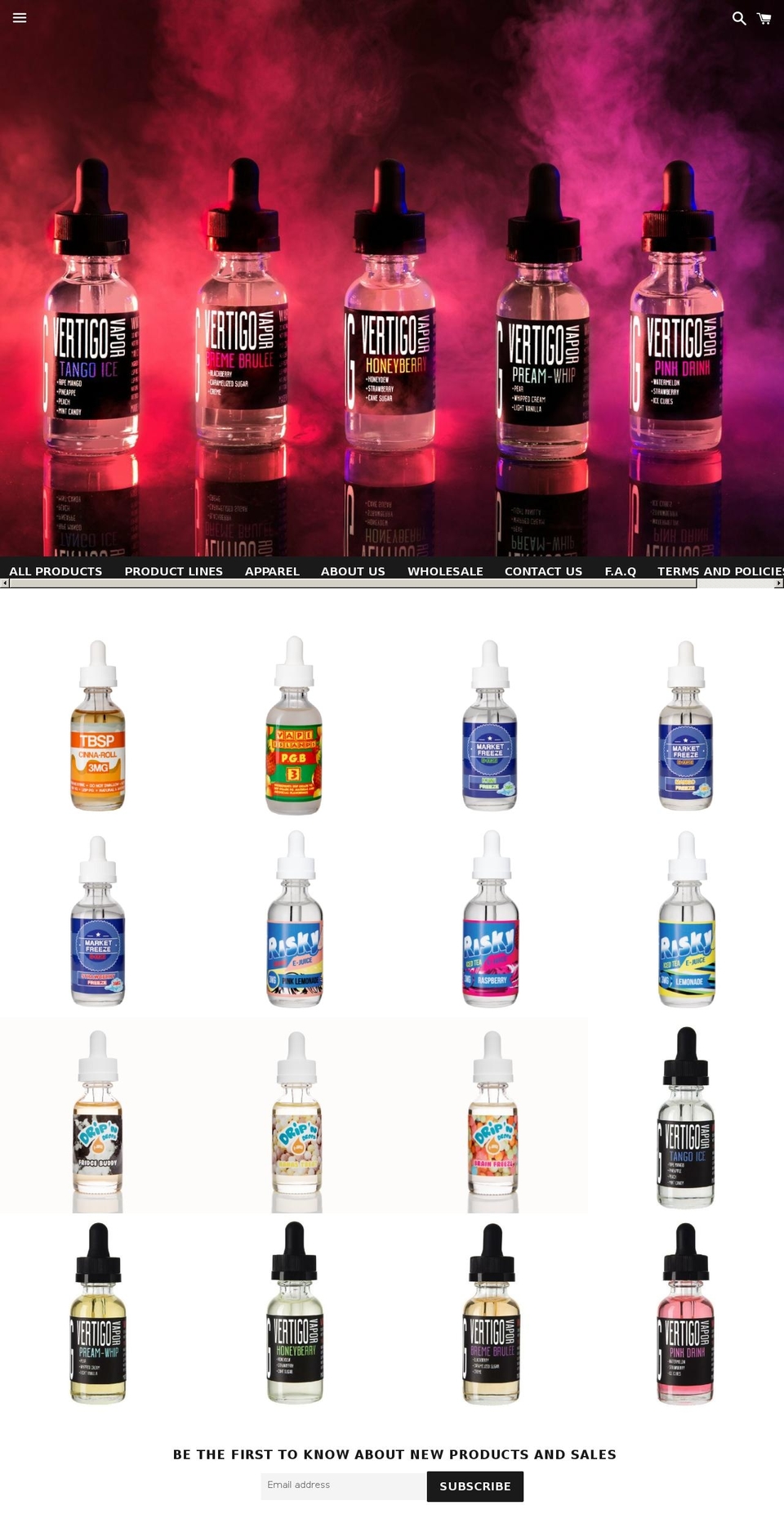 dripndrops.com shopify website screenshot