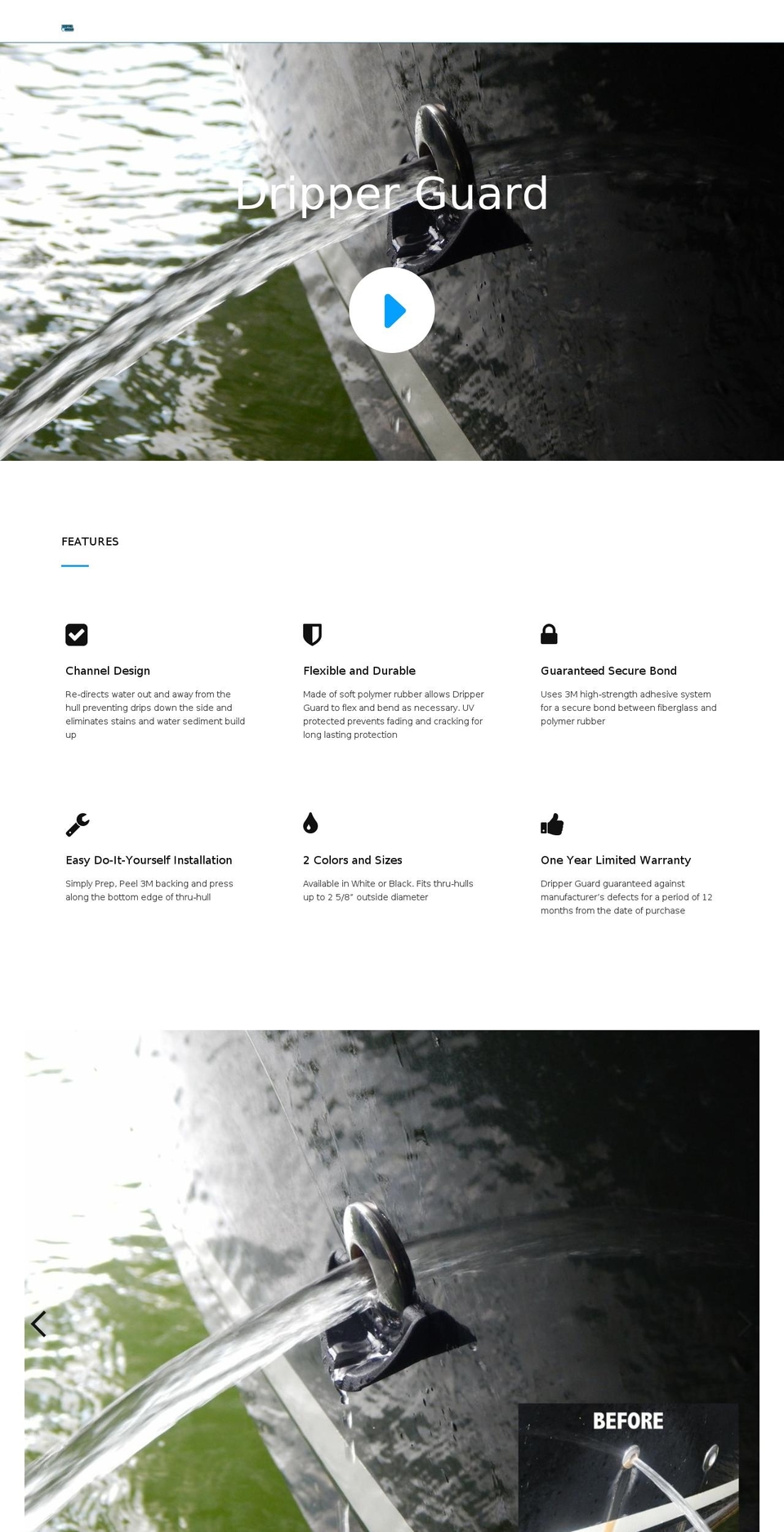 dripperguard.com shopify website screenshot
