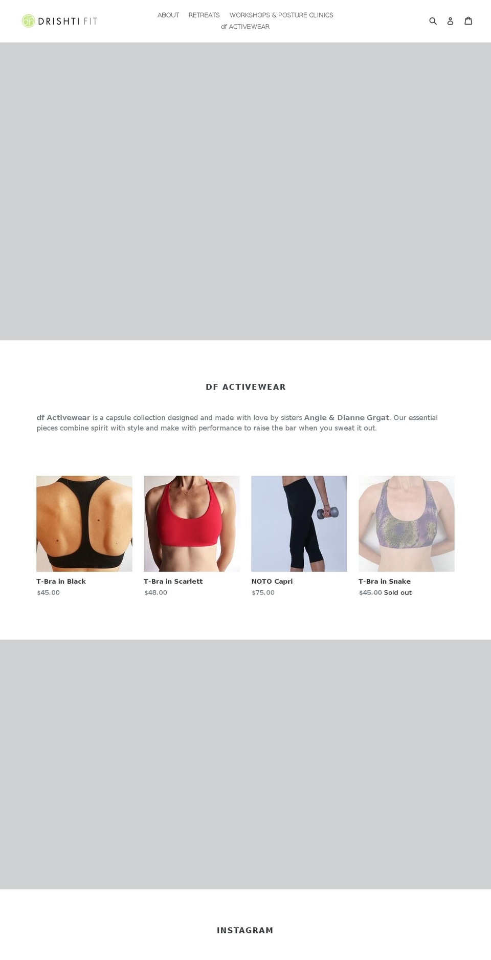 drishtifit.com shopify website screenshot