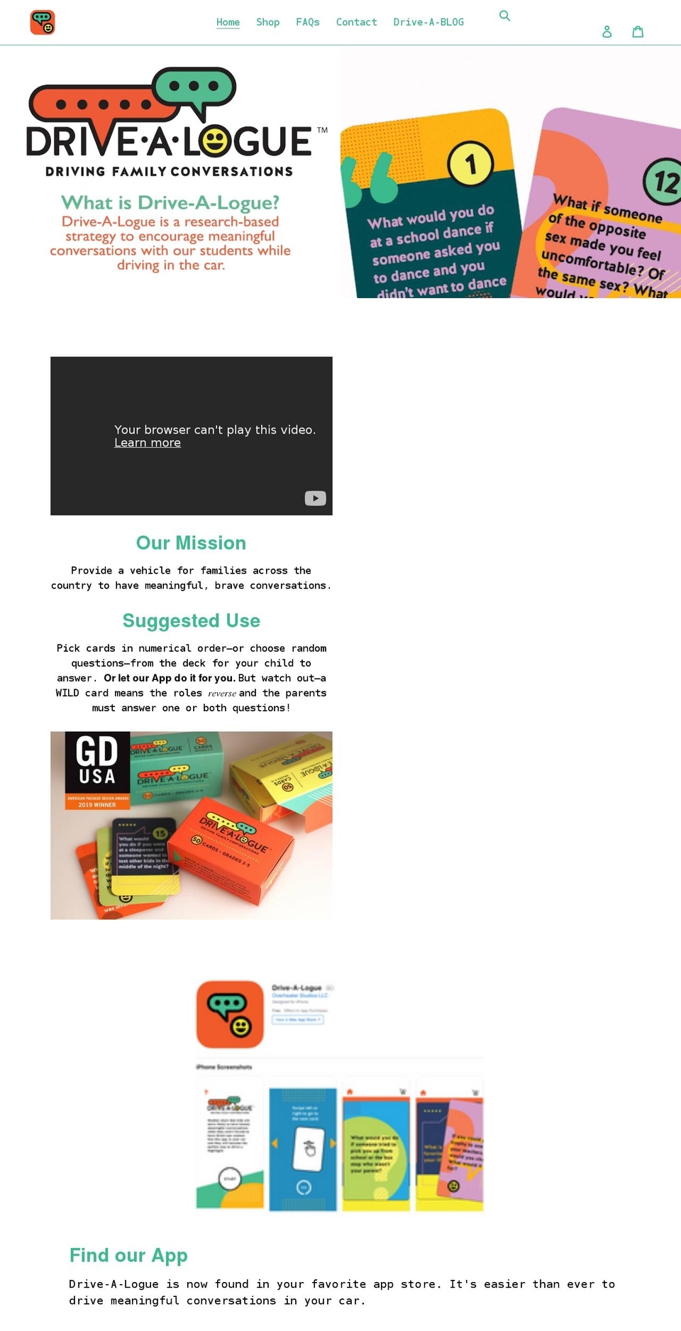 drivealogue.com shopify website screenshot
