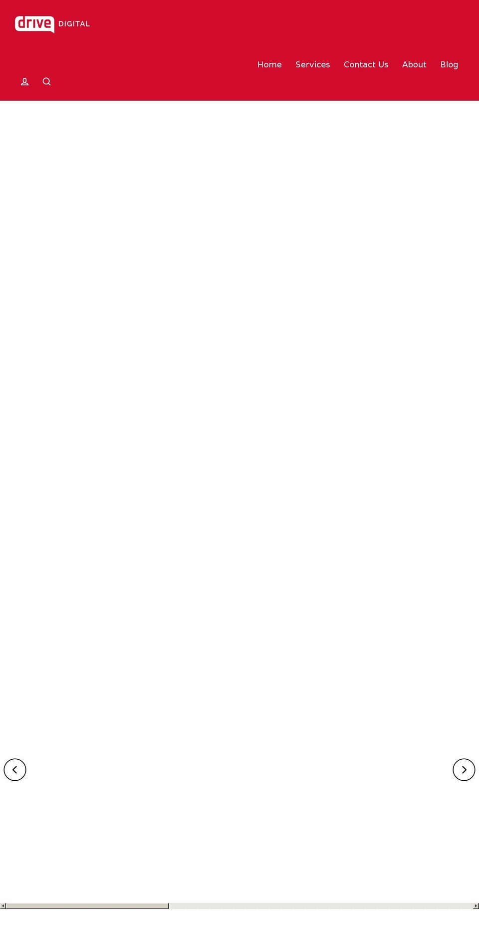 drivedigitaladvertising.com shopify website screenshot