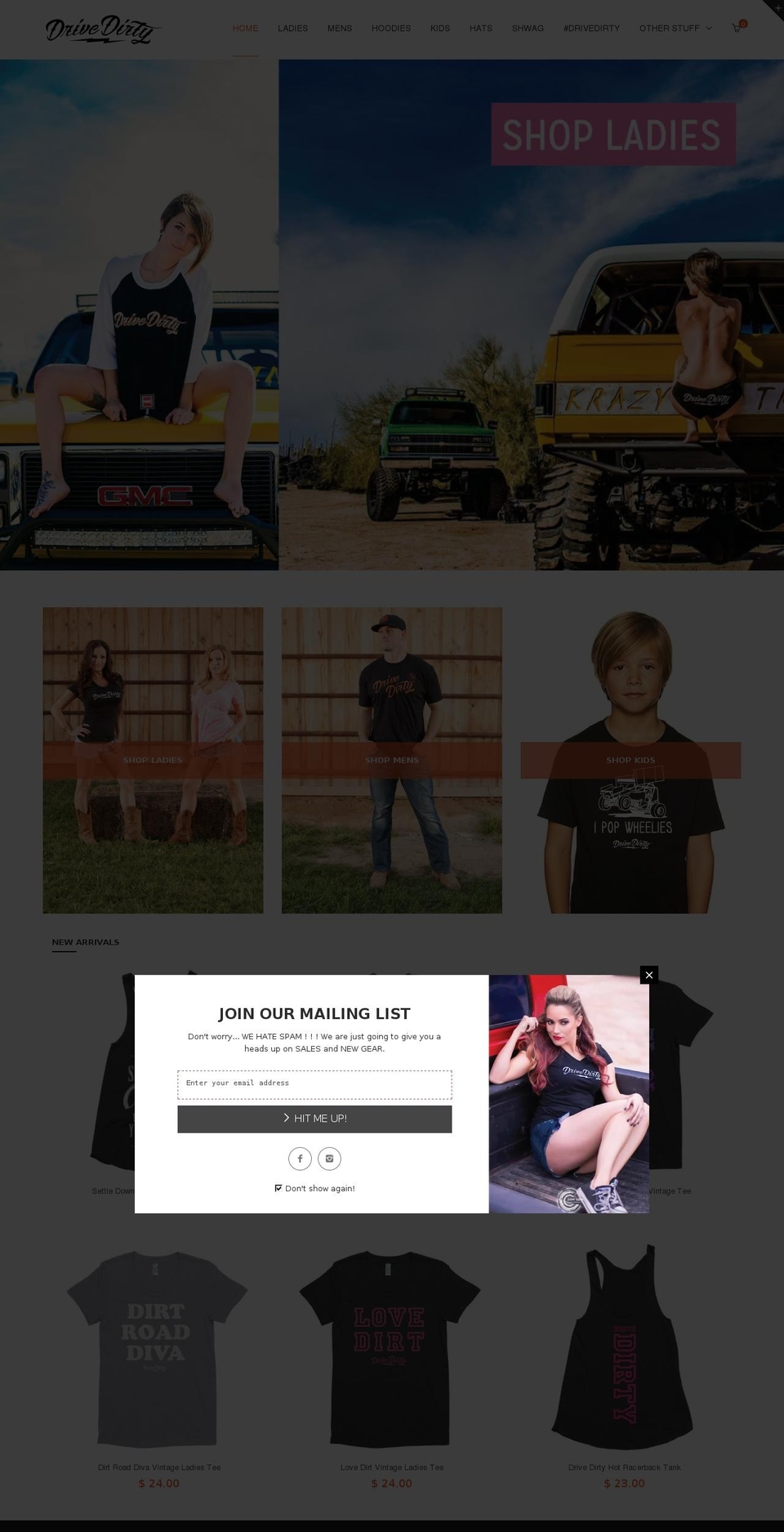 rt-fashion-v1-0-2 Shopify theme site example drivedirty.com