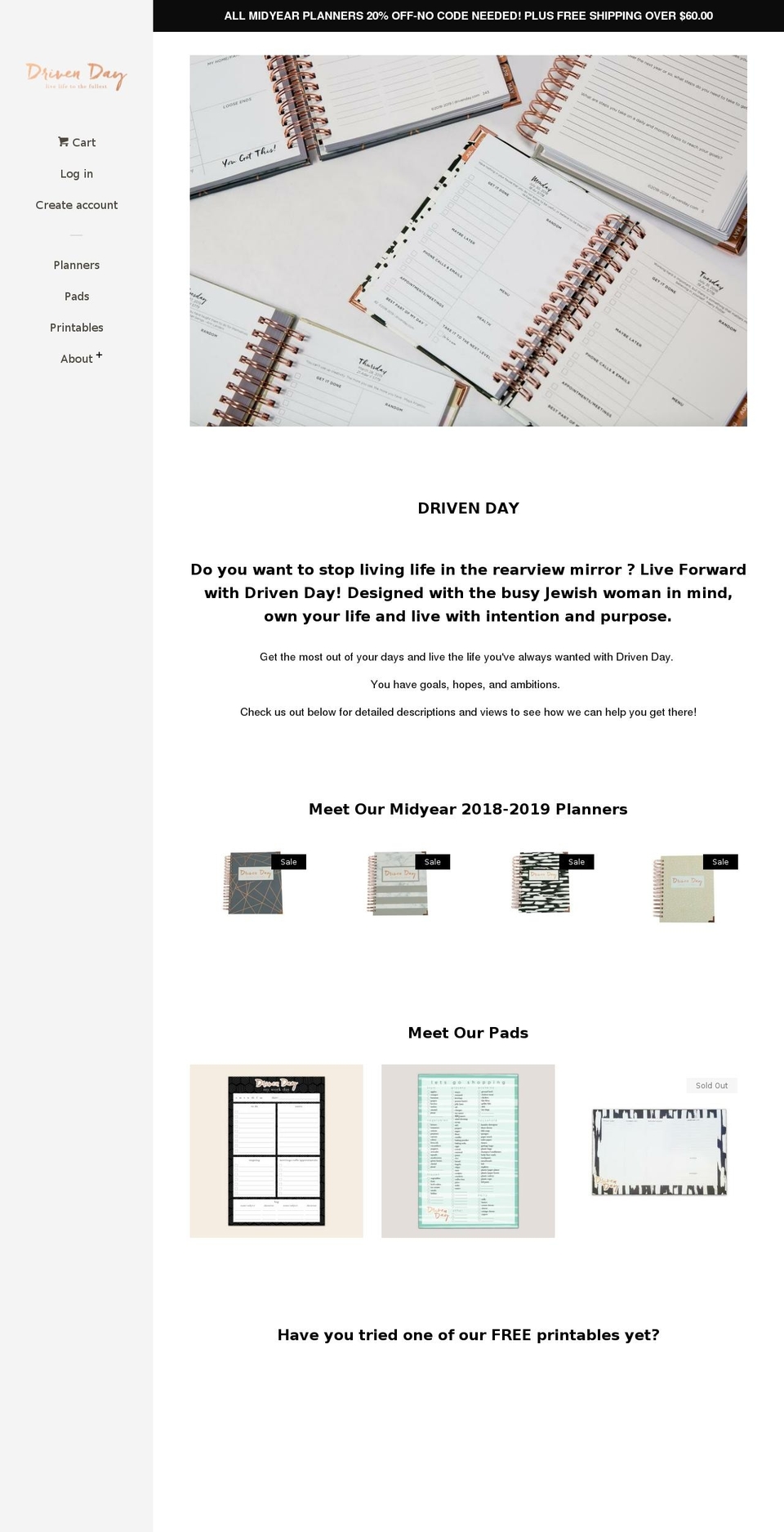 drivenday.com shopify website screenshot