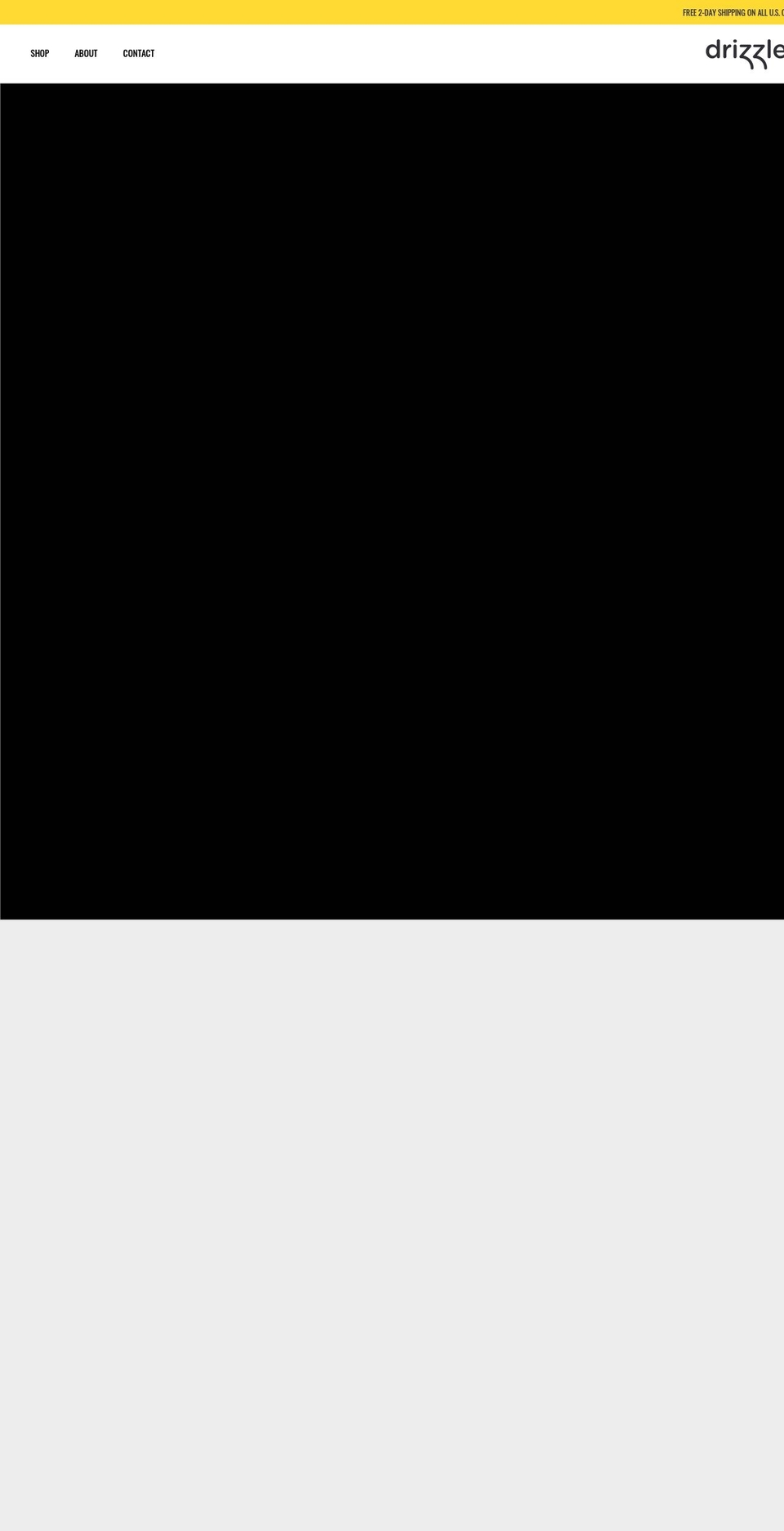 drizzlehq.com shopify website screenshot