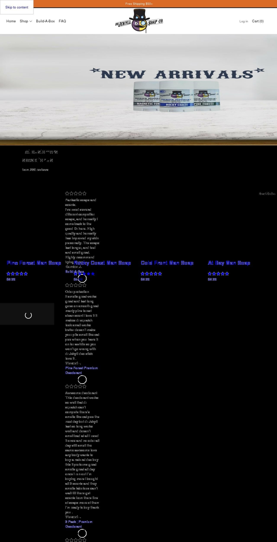 drjekyllsoap.com shopify website screenshot