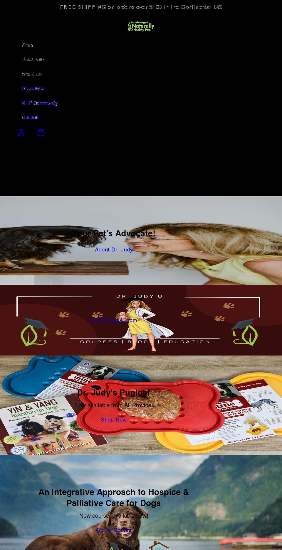 drjudymorgan.com shopify website screenshot