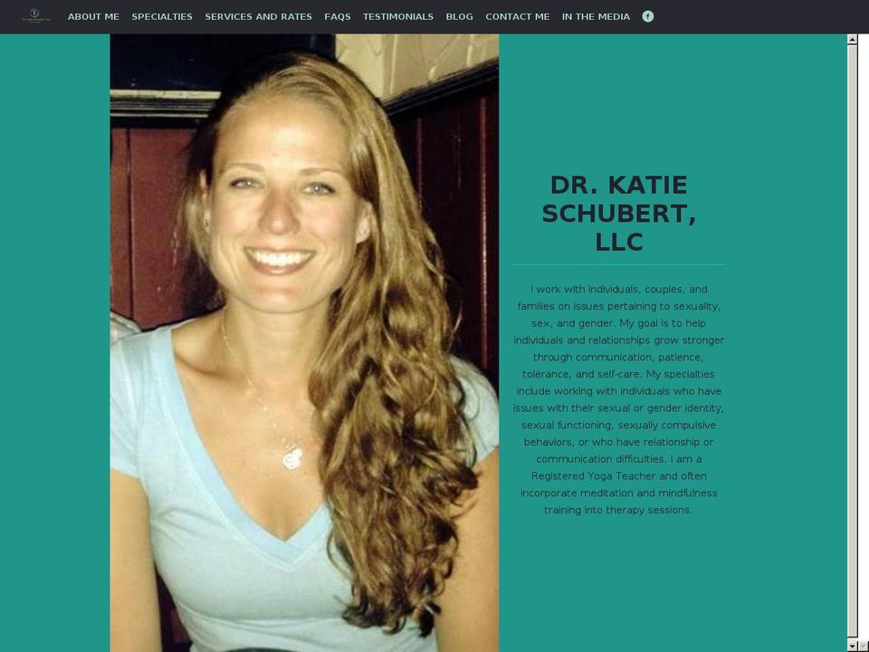 drkatieschubert.com shopify website screenshot