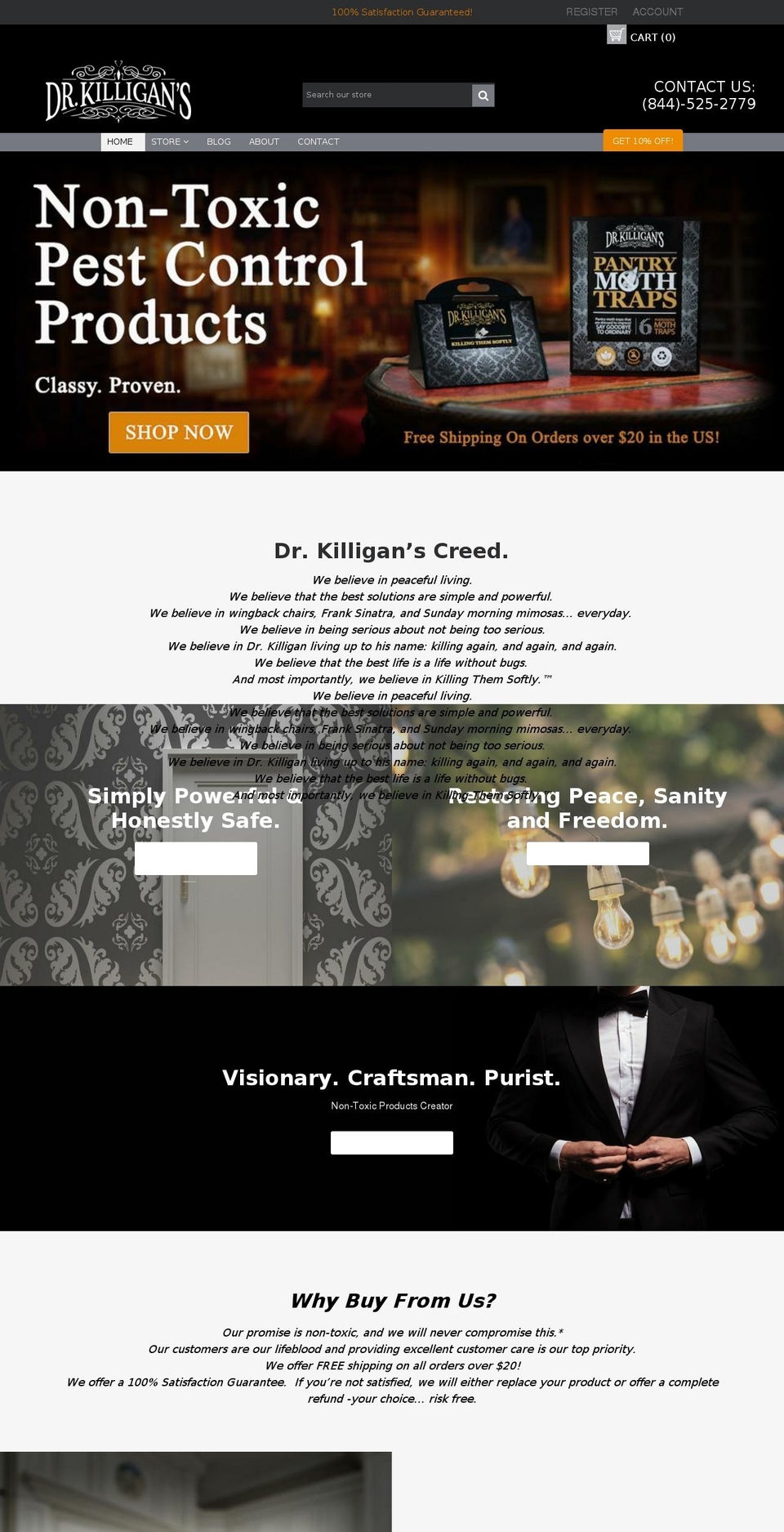 drkilligans.com — Shopify storefront screenshot