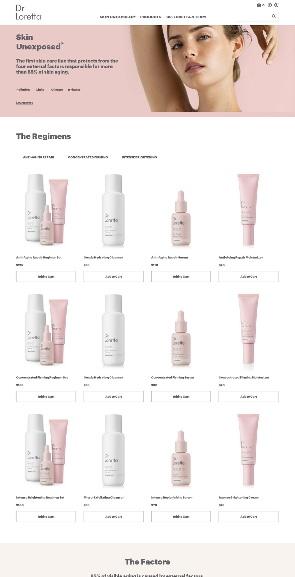 drloretta.com shopify website screenshot