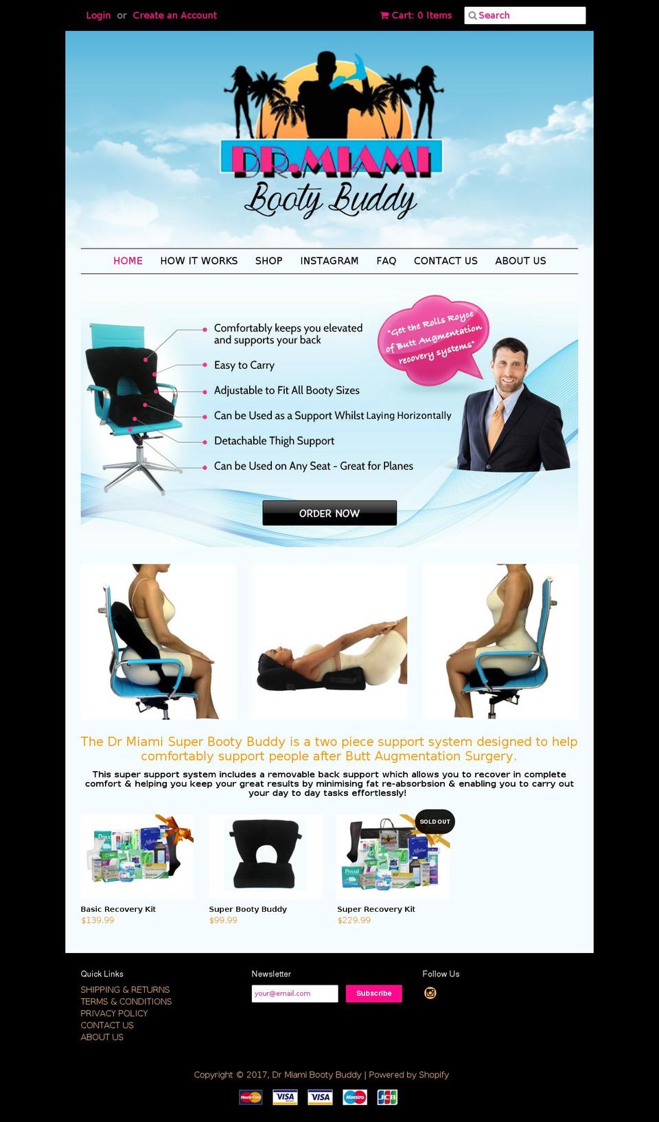 drmiamibootybuddy.com shopify website screenshot