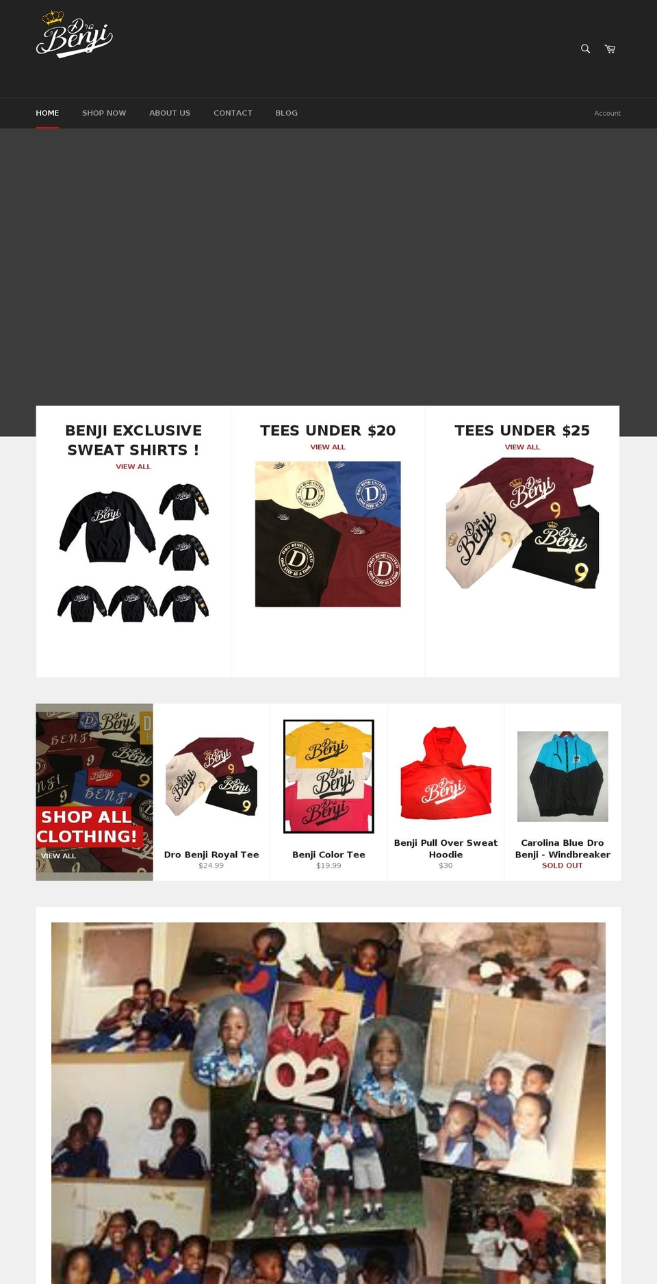 drobenji.com — Shopify storefront screenshot