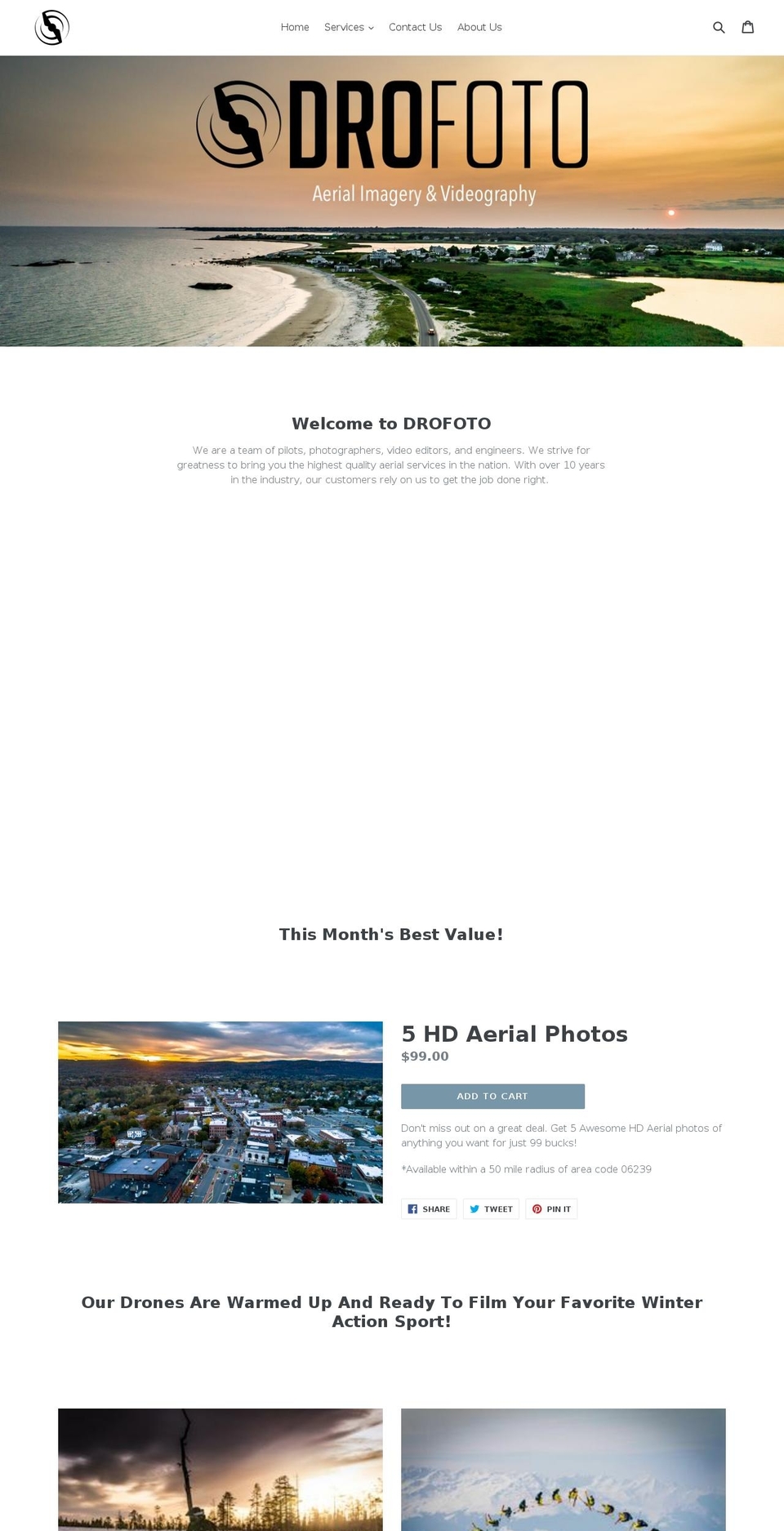 drofoto.com — Shopify storefront screenshot