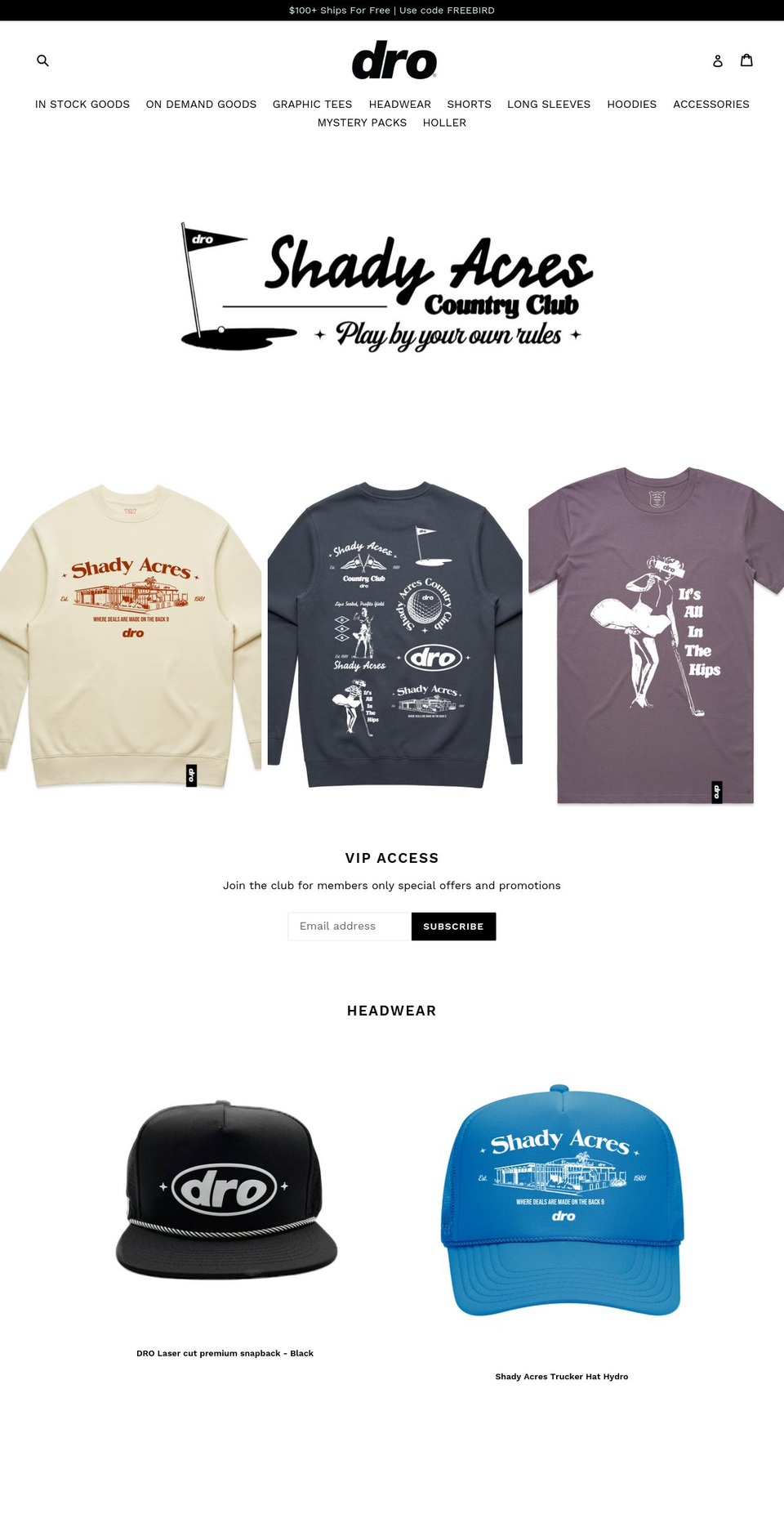 drolife.com shopify website screenshot