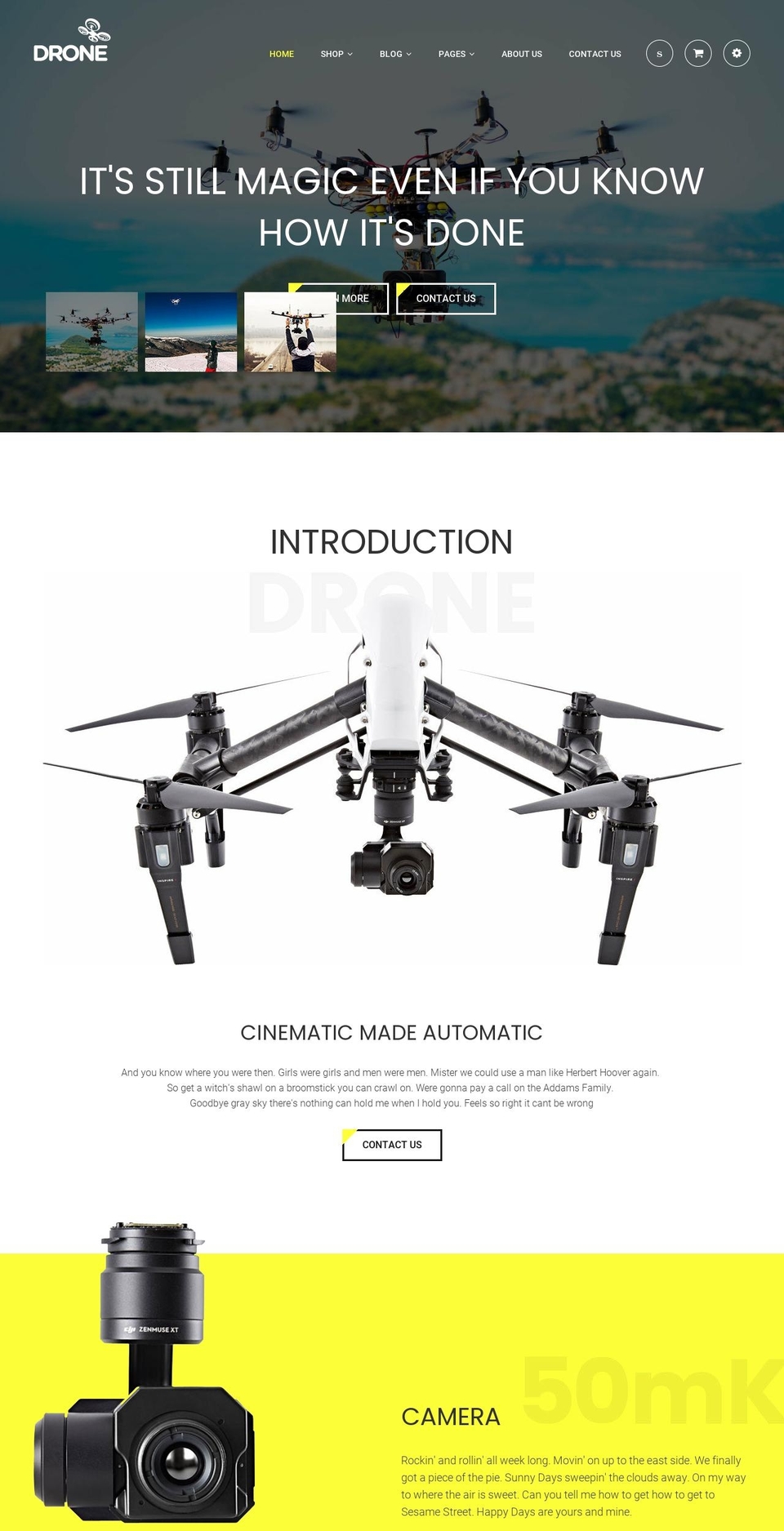 drone-13.myshopify.com shopify website screenshot