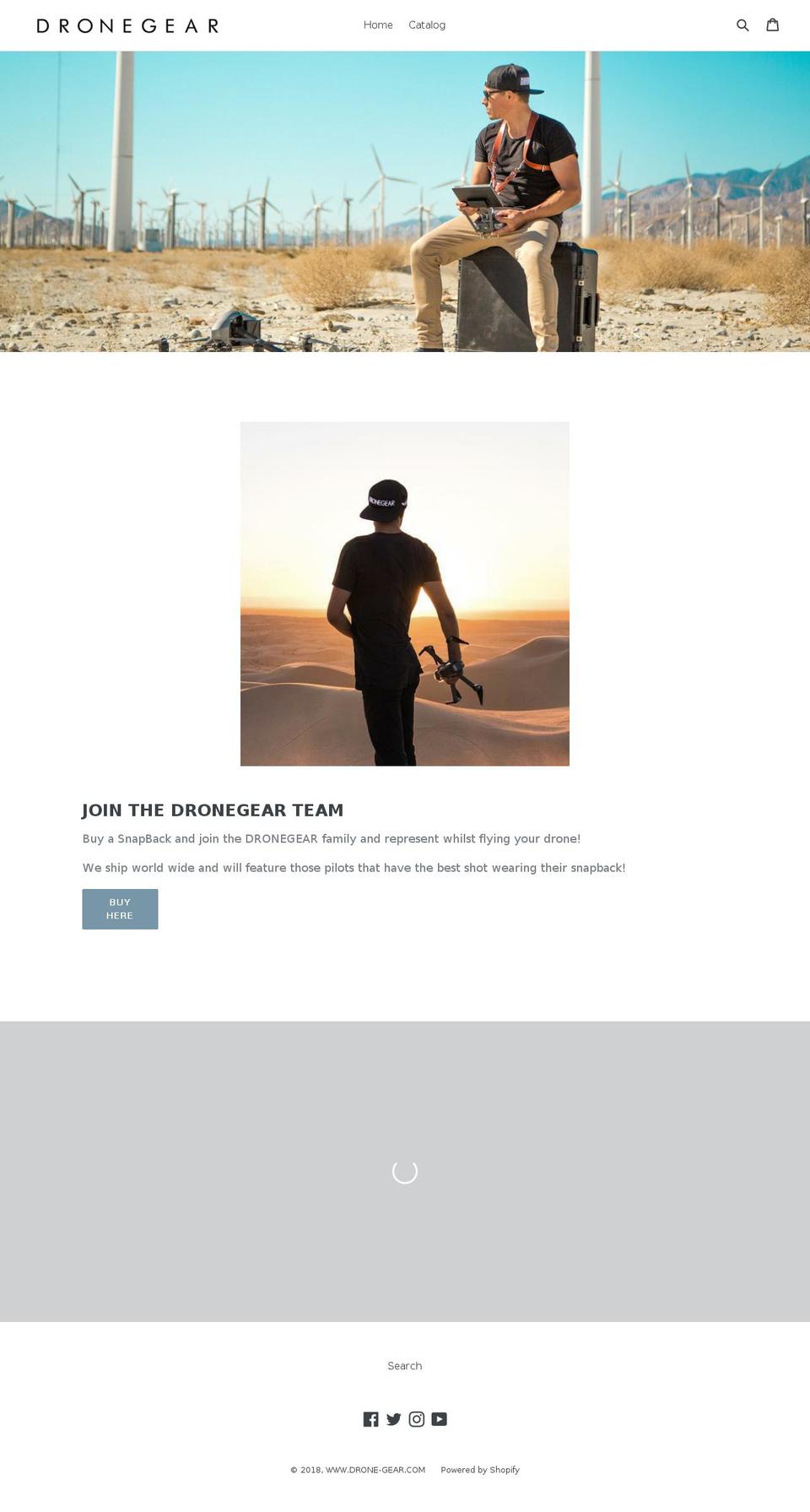 drone-gear.com — Shopify storefront screenshot