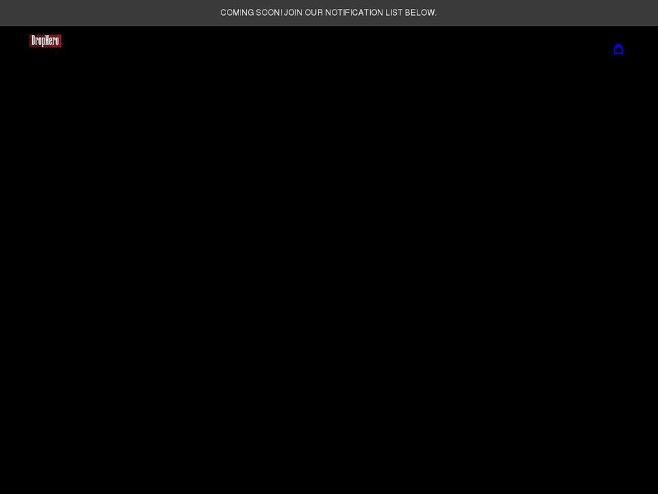 drop-hero.com shopify website screenshot