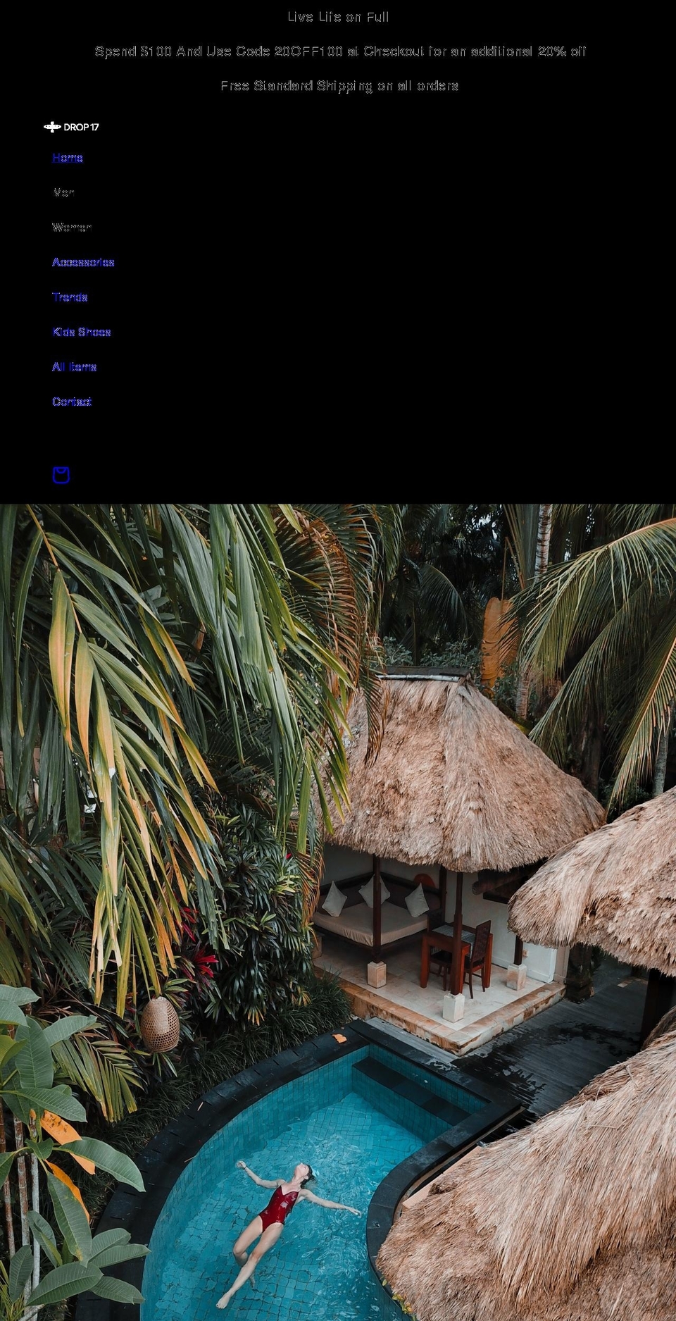 drop17.com shopify website screenshot