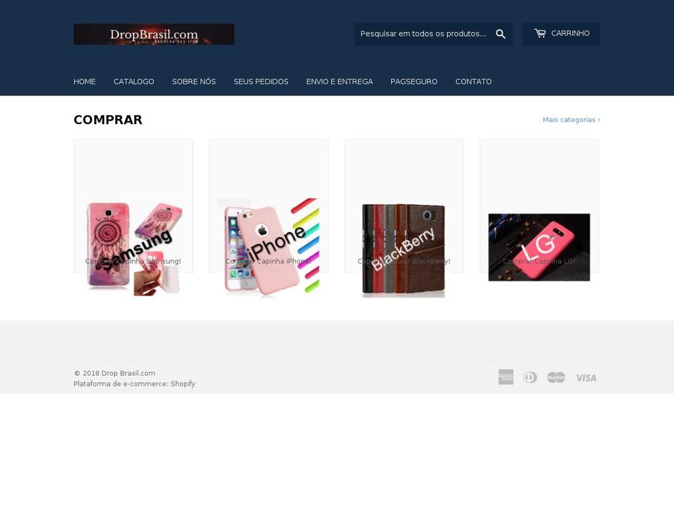 dropbrasil.com — Shopify storefront screenshot