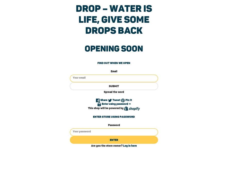 dropgiving.com — Shopify storefront screenshot