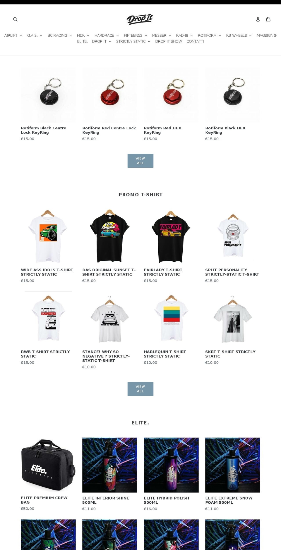 dropit-shop.com — Shopify storefront screenshot