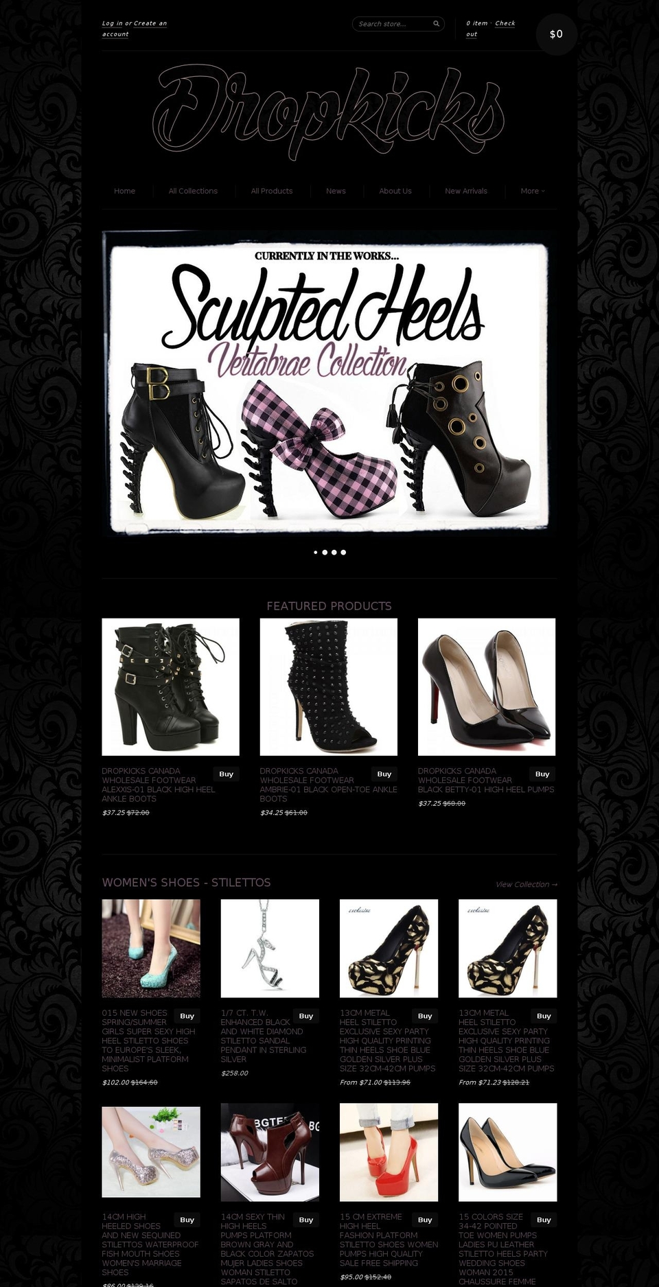 dropkickscanada.com shopify website screenshot