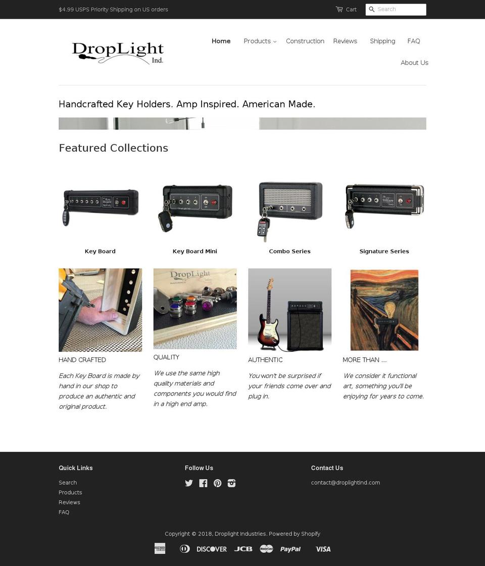 droplightind.com — Shopify storefront screenshot