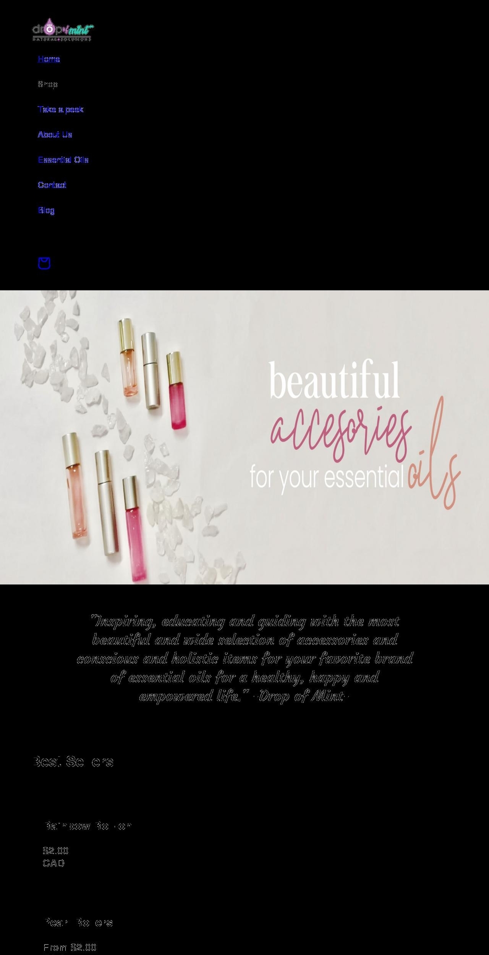 dropofmint.com shopify website screenshot