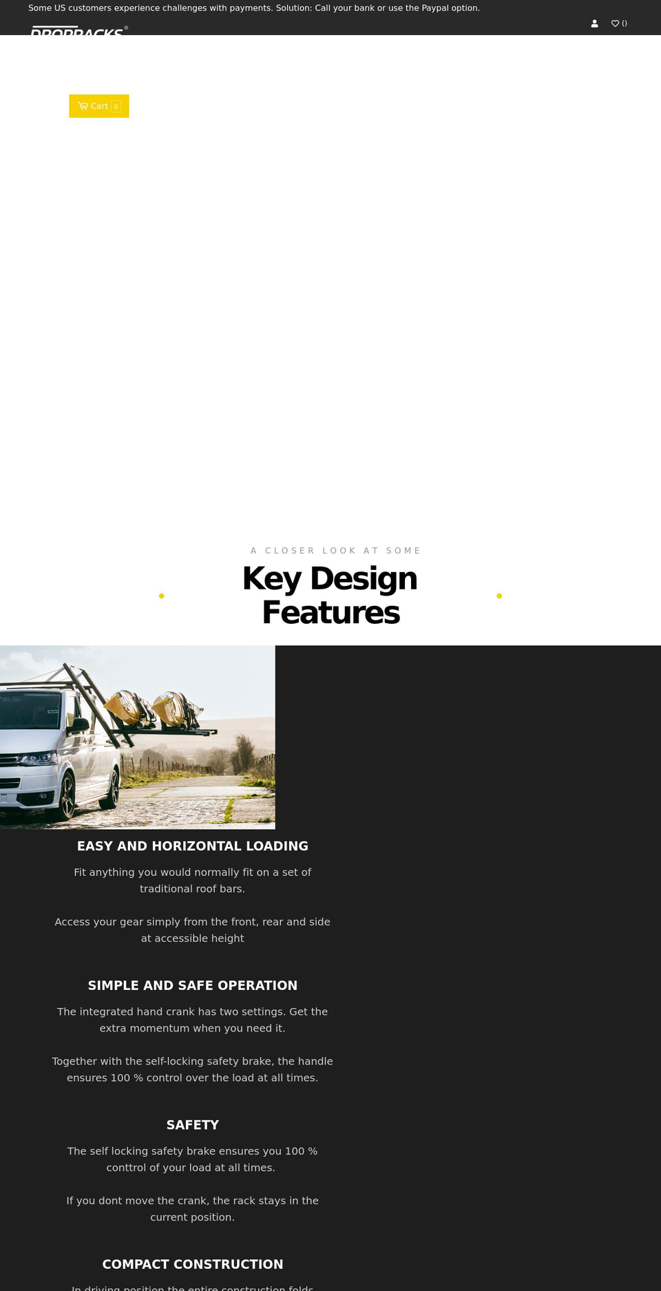 dropracks.com shopify website screenshot