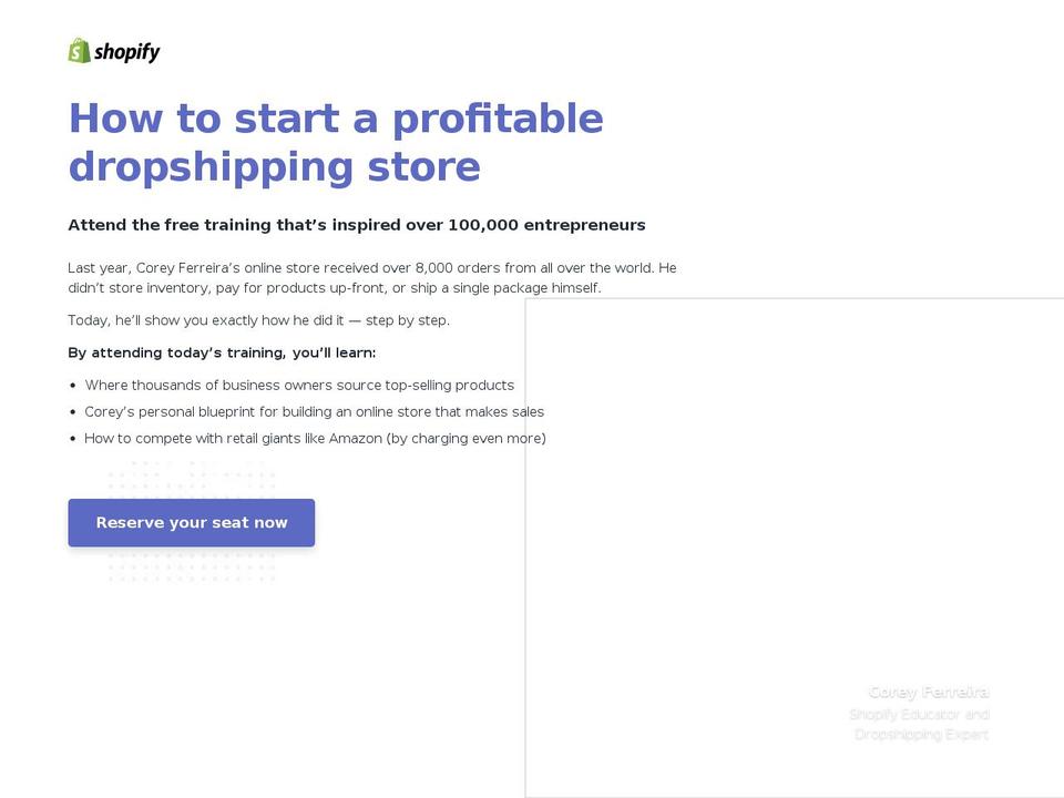 dropship.video shopify website screenshot