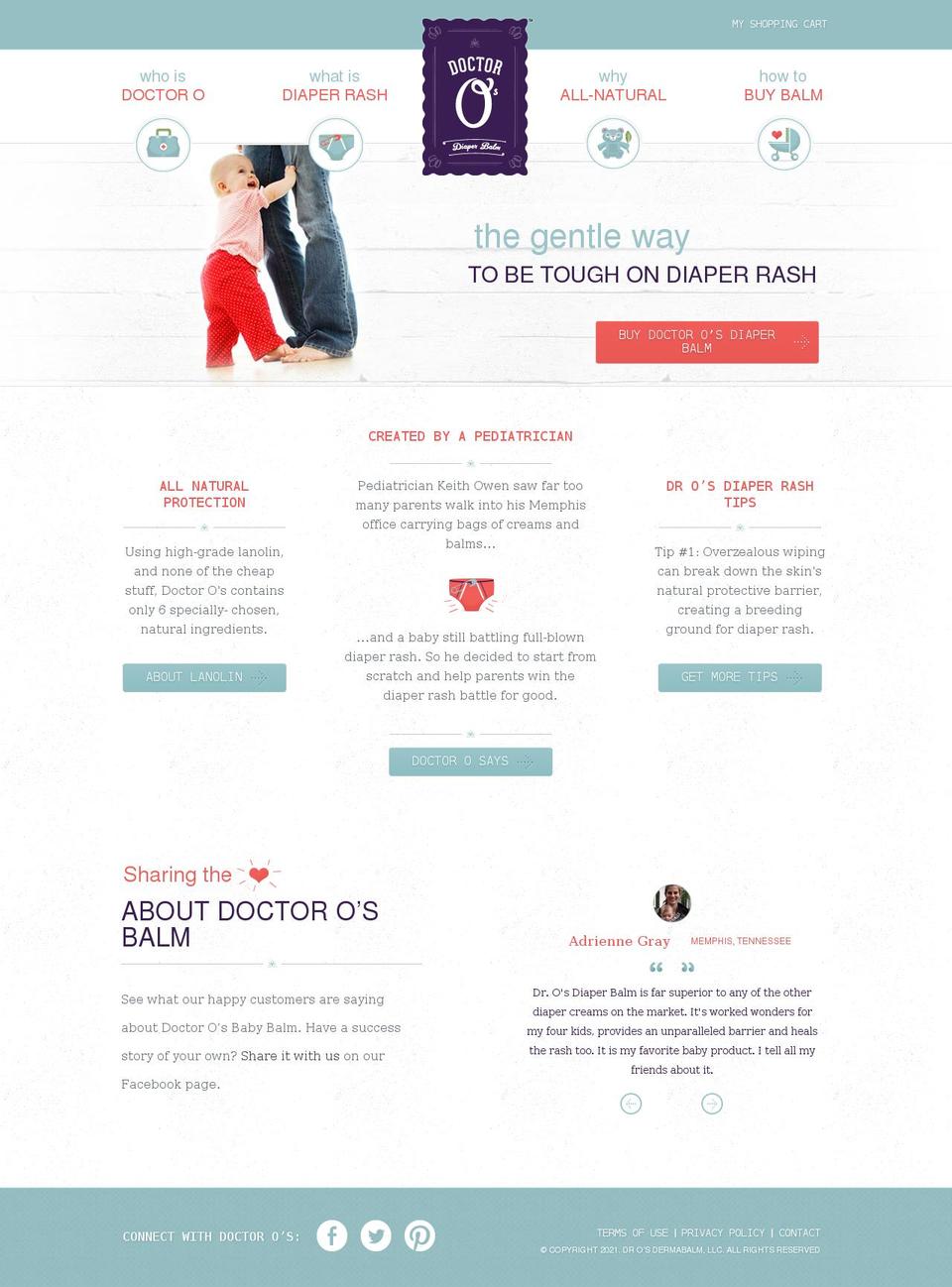 drosbalm.com shopify website screenshot