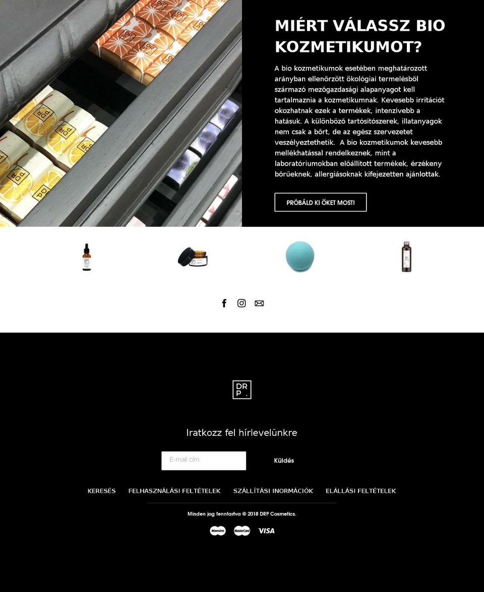 drpcosmetics.com — Shopify storefront screenshot