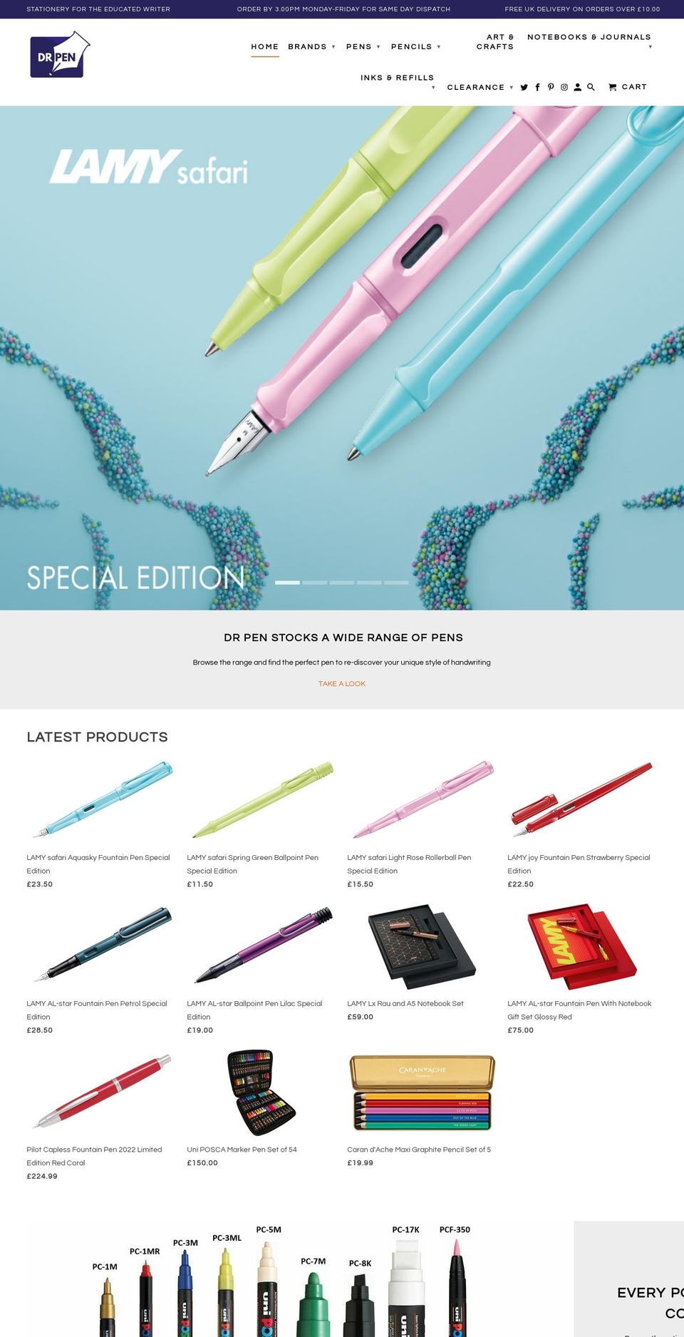 drpen.co.uk shopify website screenshot