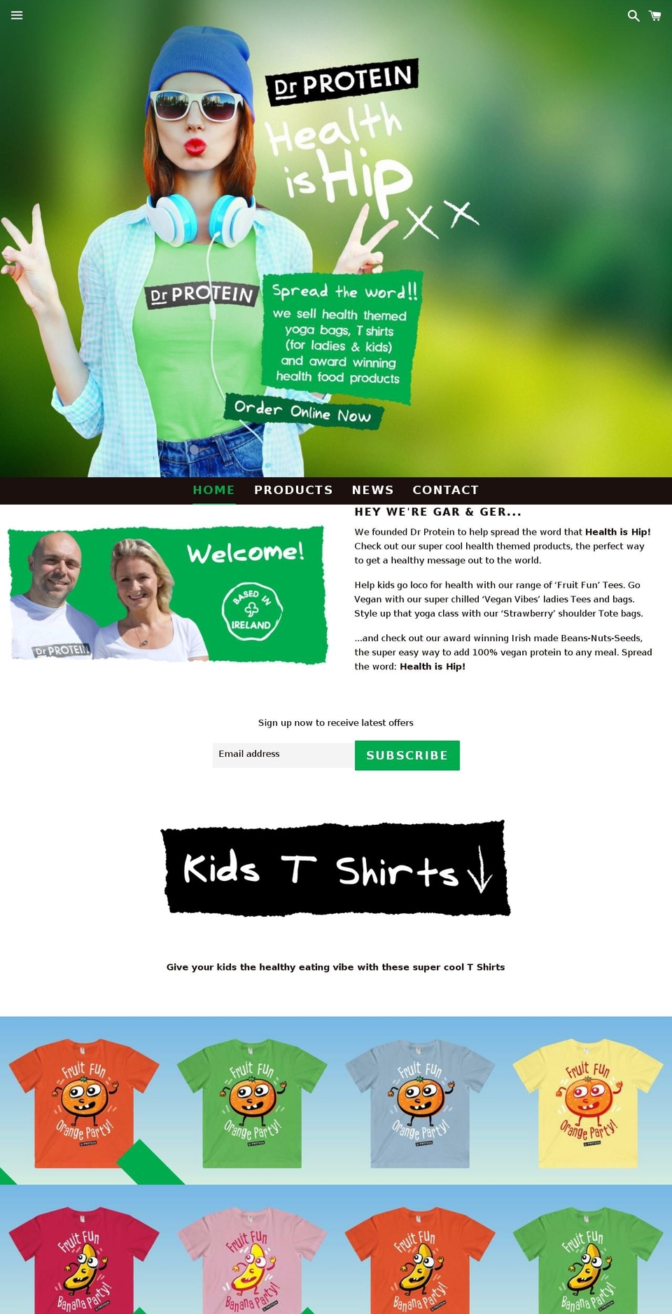 drproteinfoods.com — Shopify storefront screenshot