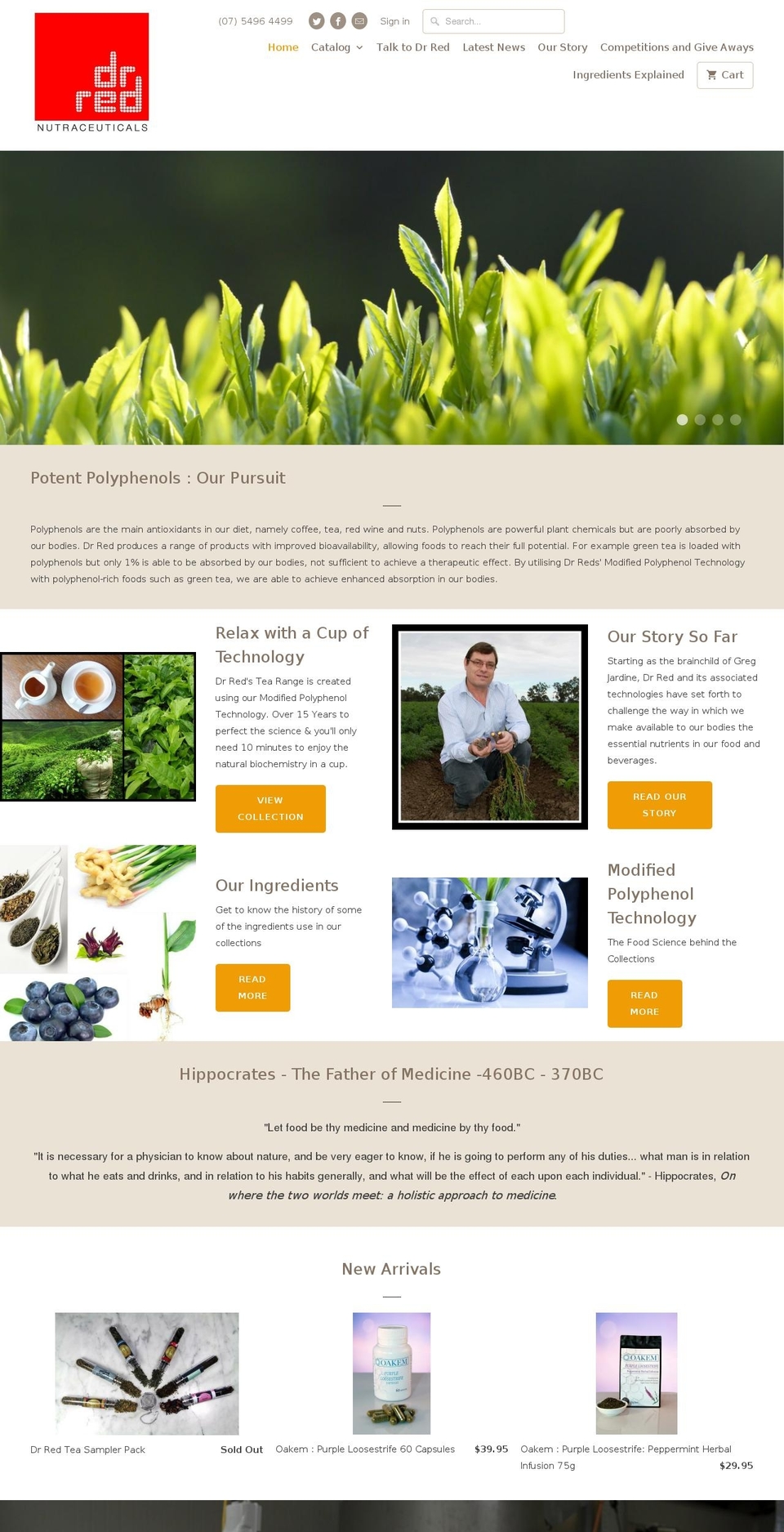 drred.com.au shopify website screenshot