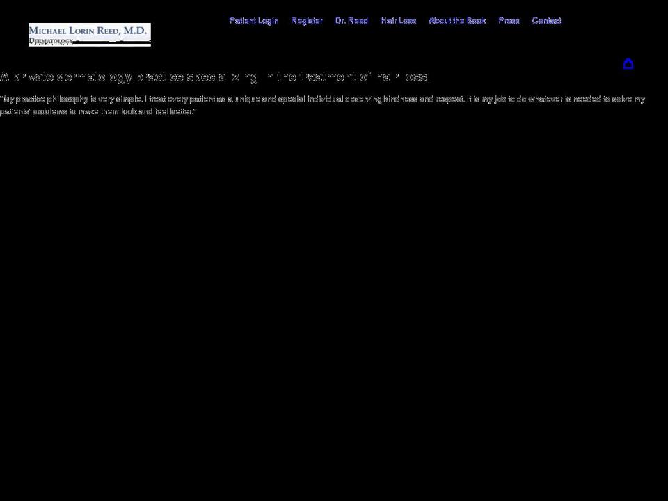 drreed.com shopify website screenshot