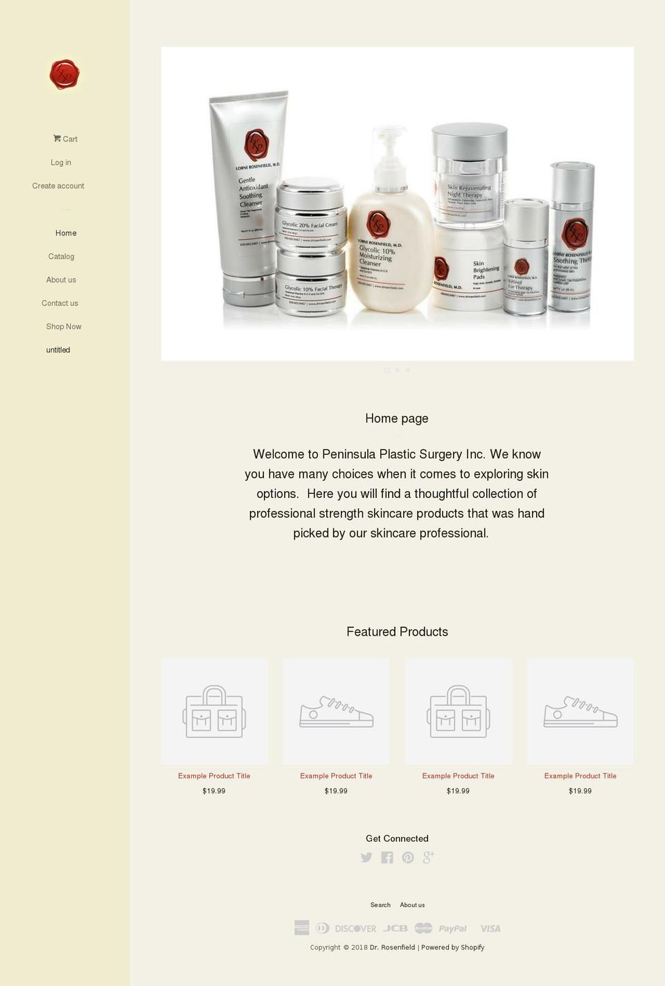 drrskintherapy.com shopify website screenshot