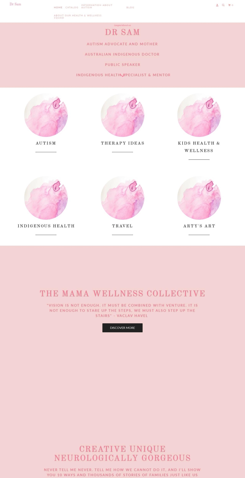 drsamsautismtoolkit.com — Shopify storefront screenshot
