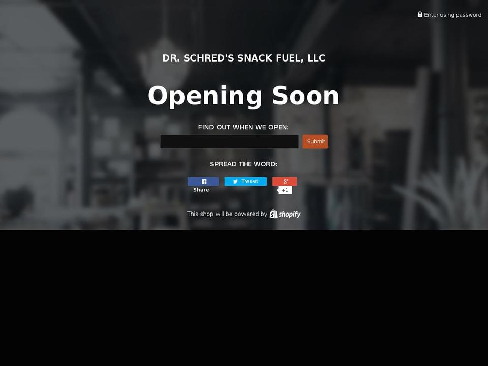 drschreds.com shopify website screenshot