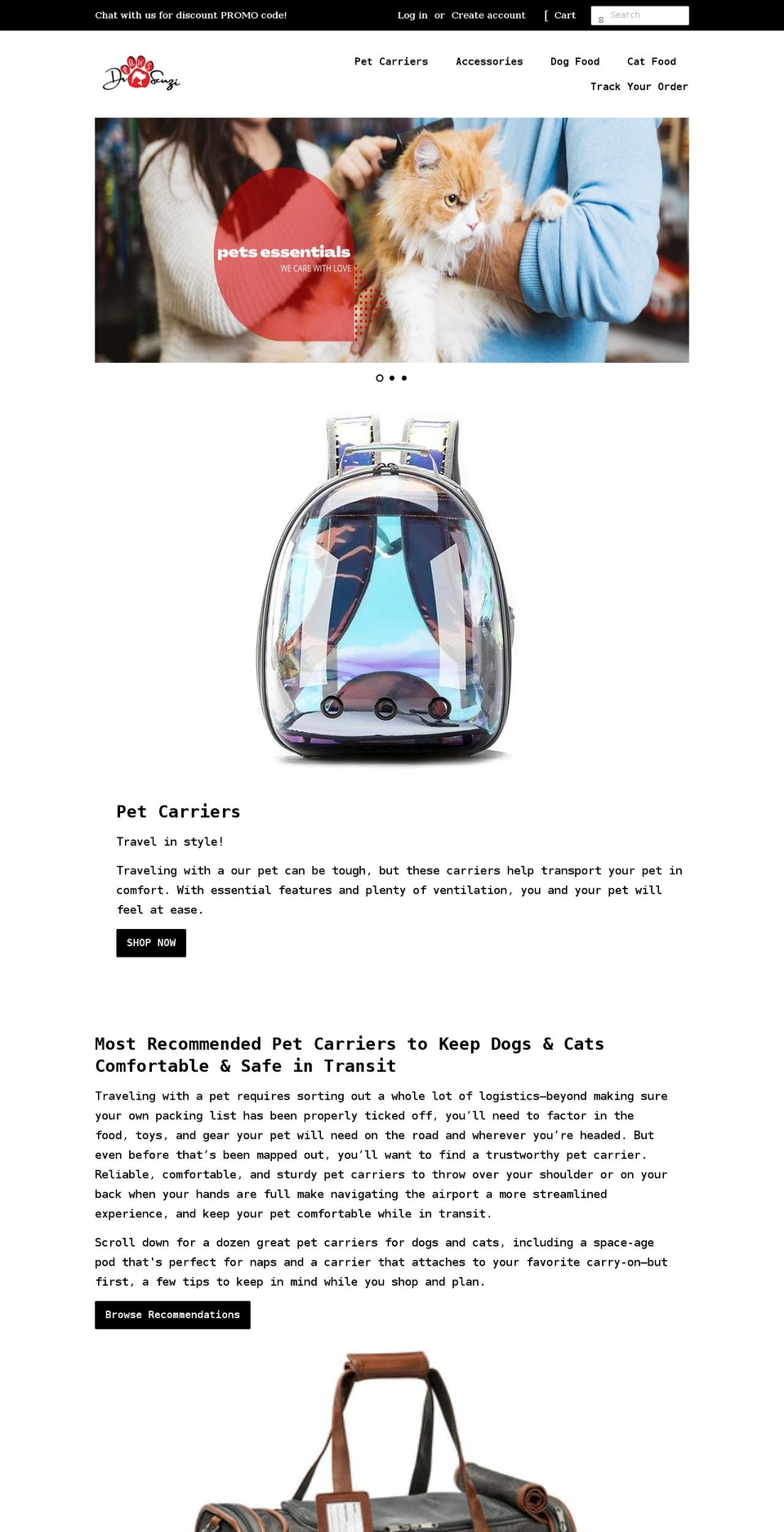 drscuzi.com shopify website screenshot