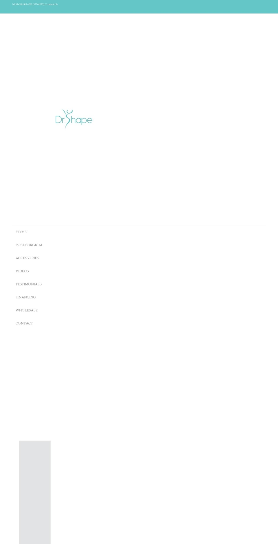 drshape.net shopify website screenshot