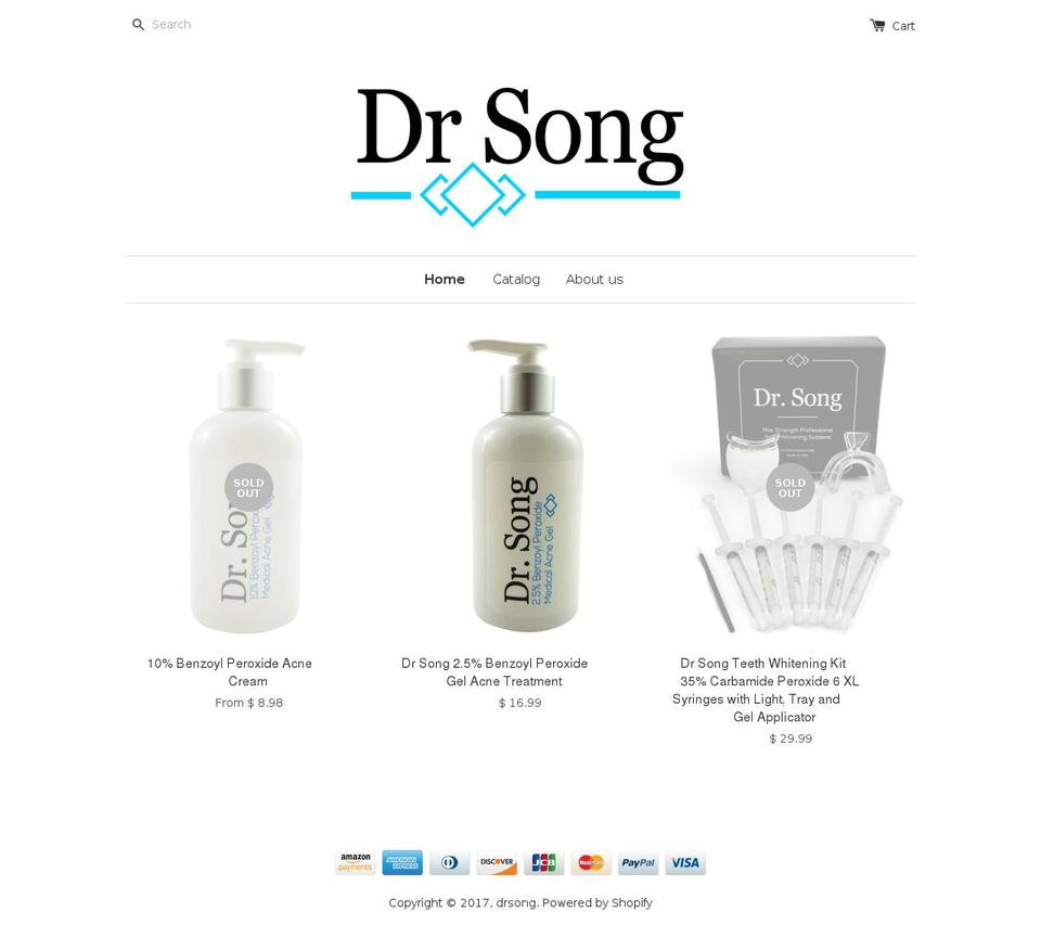 drsongmedicals.com shopify website screenshot