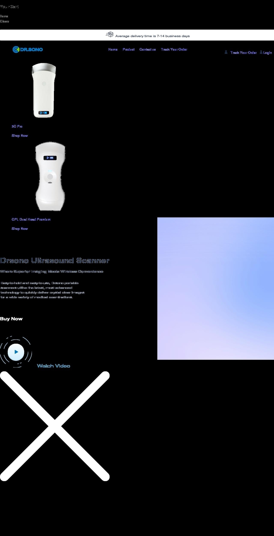 drsono.com shopify website screenshot